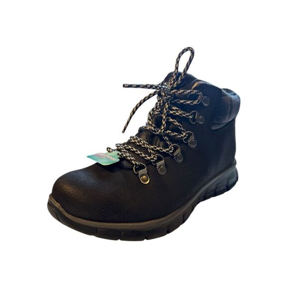 Skechers Women’s Synergy - Black Plaid Mood Ankle Boot Women’s Size 6 NWOB - Picture 4 of 9